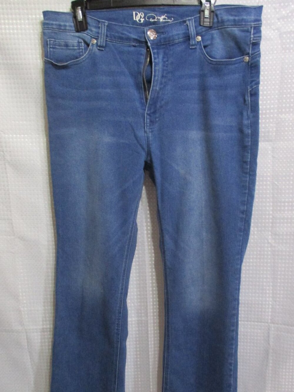 Diane Gilman DG2 Up-Lifter Denim Boot Cut Women's Stretch Jeans Sz. 14